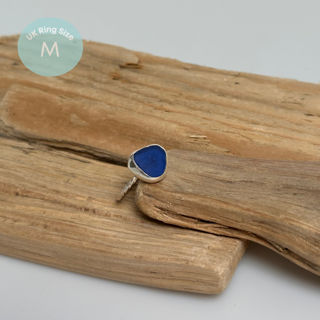Sea Glass Rings - Sterling Silver