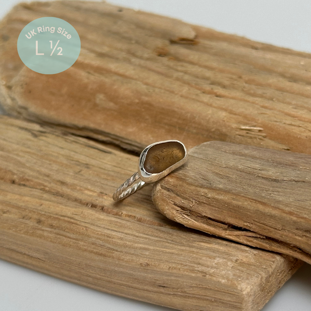 Sea Glass Rings - Sterling Silver