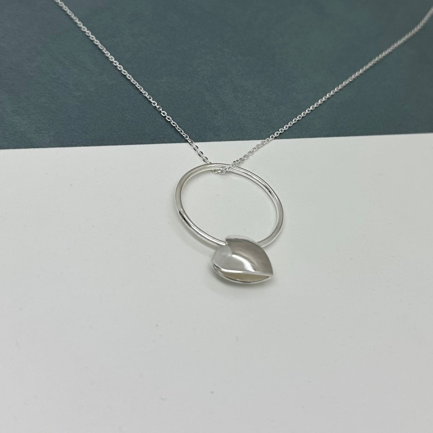 3D Sterling Silver Heart Pendant