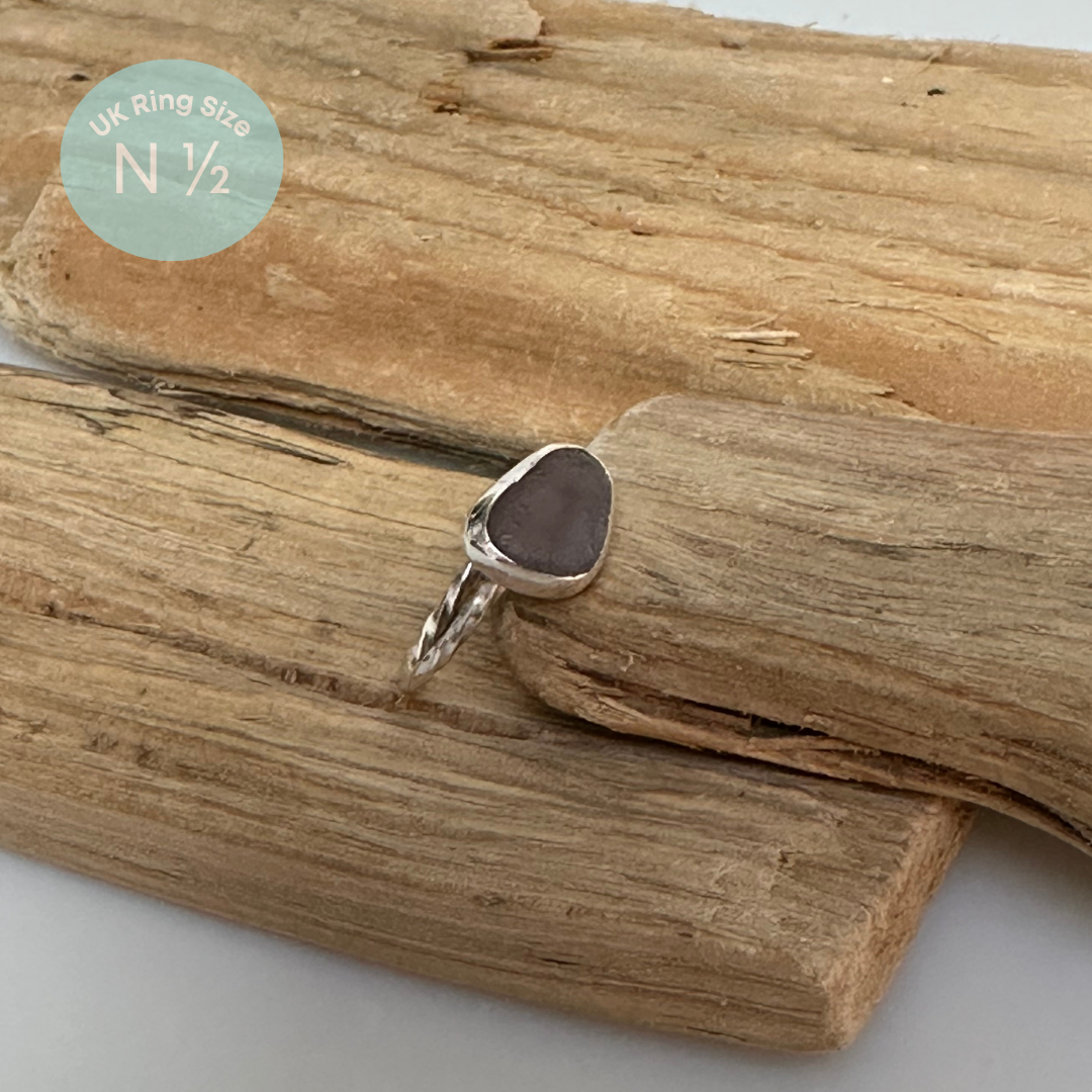 Sea Glass Rings - Sterling Silver