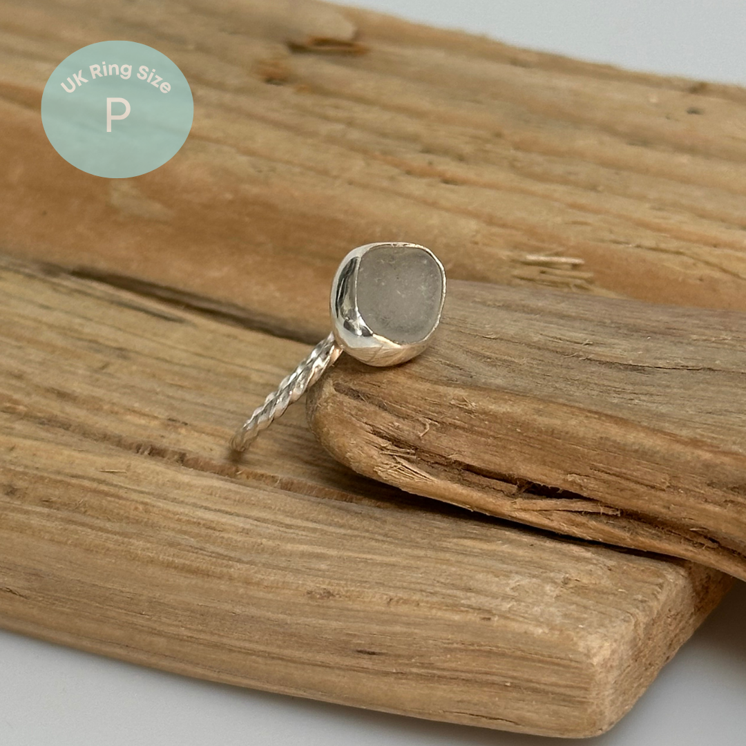 Sea Glass Rings - Sterling Silver