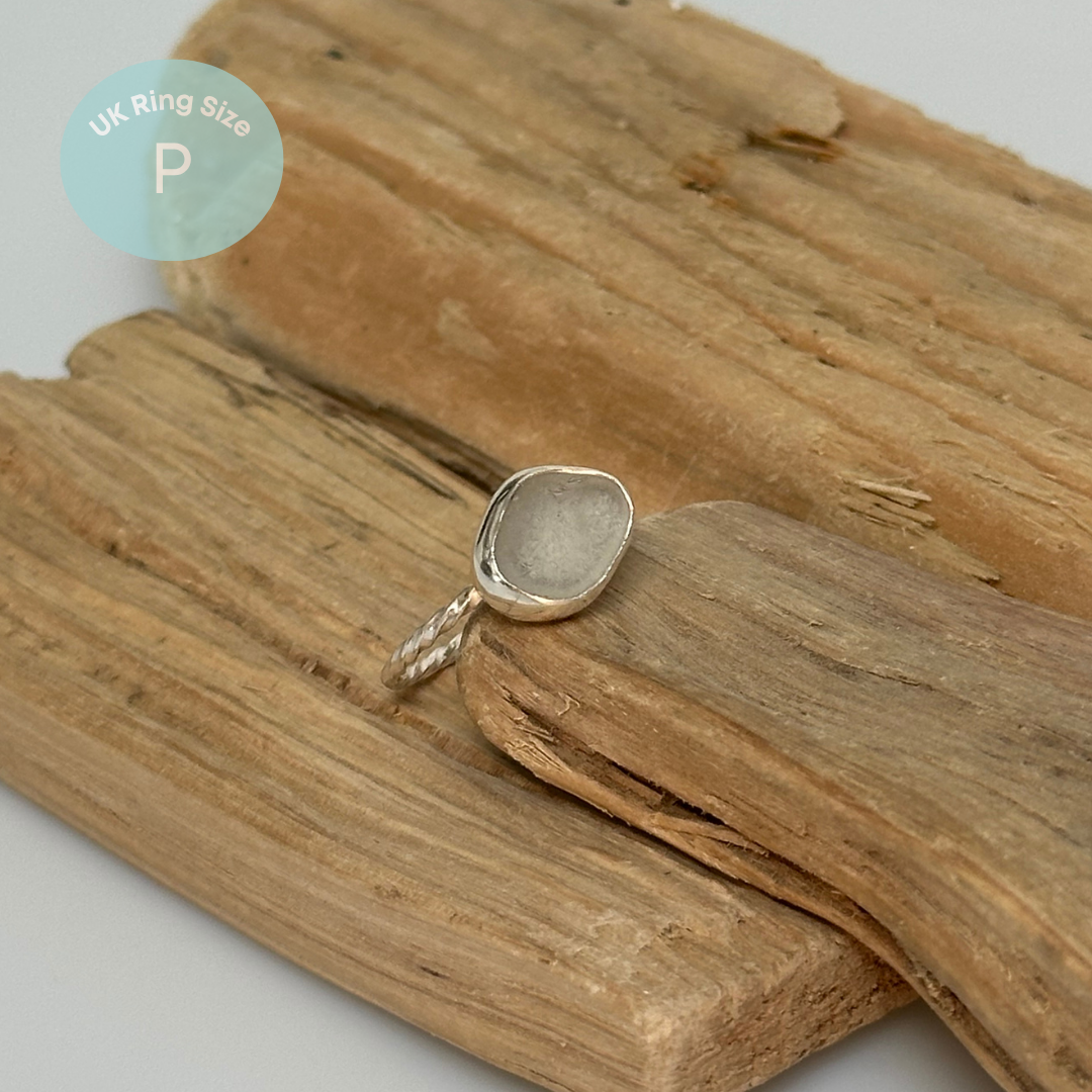 Sea Glass Rings - Sterling Silver