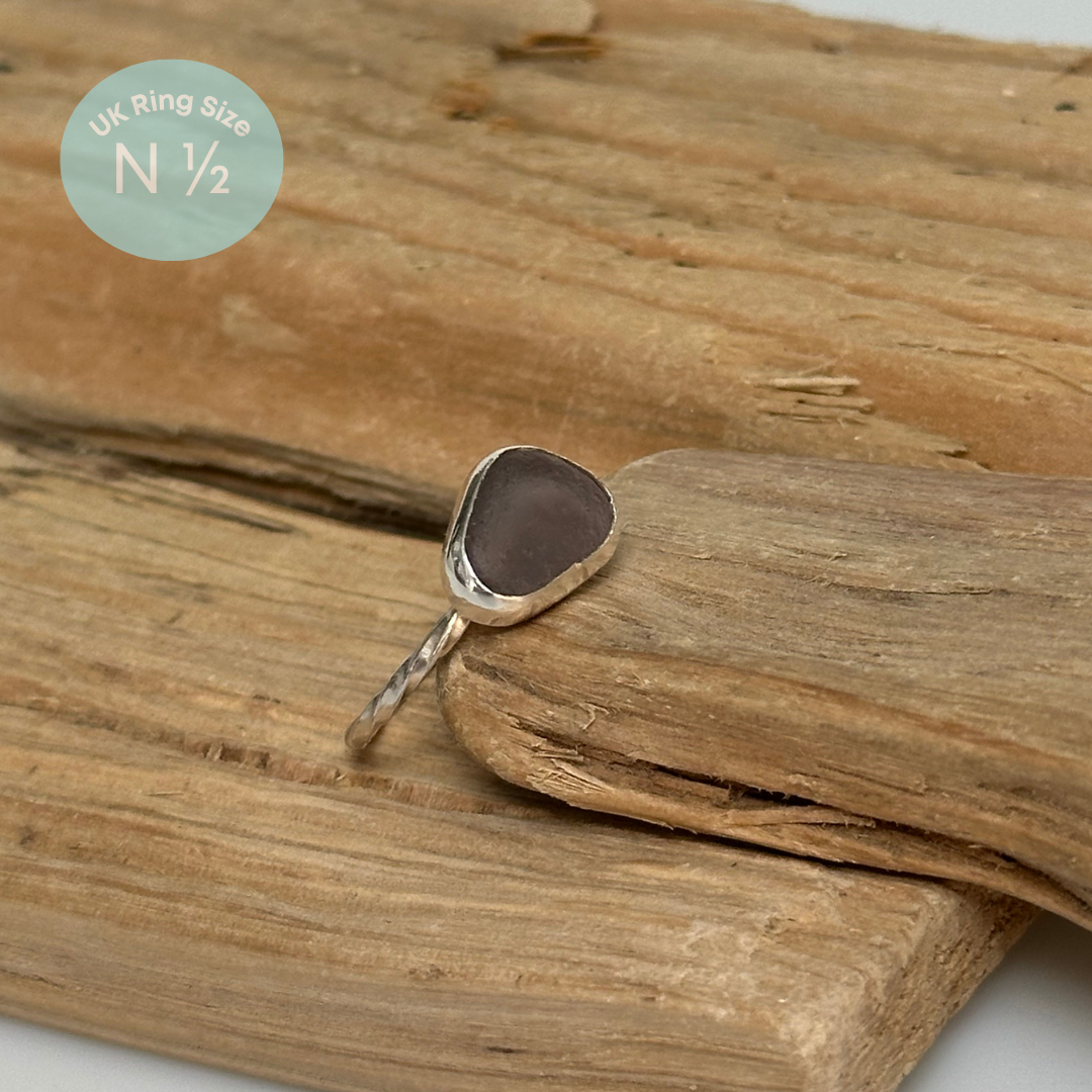 Sea Glass Rings - Sterling Silver