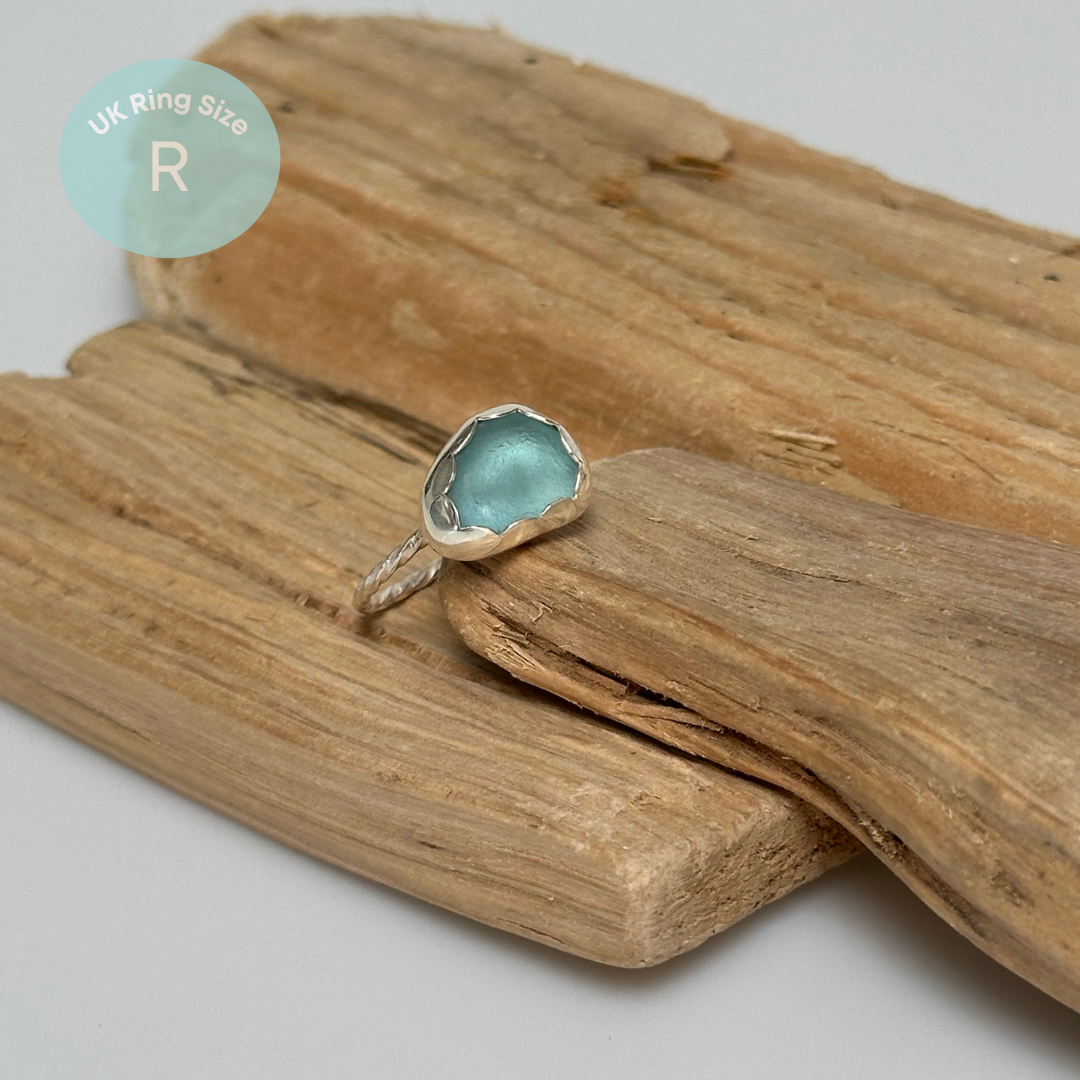 Sea Glass Rings - Sterling Silver