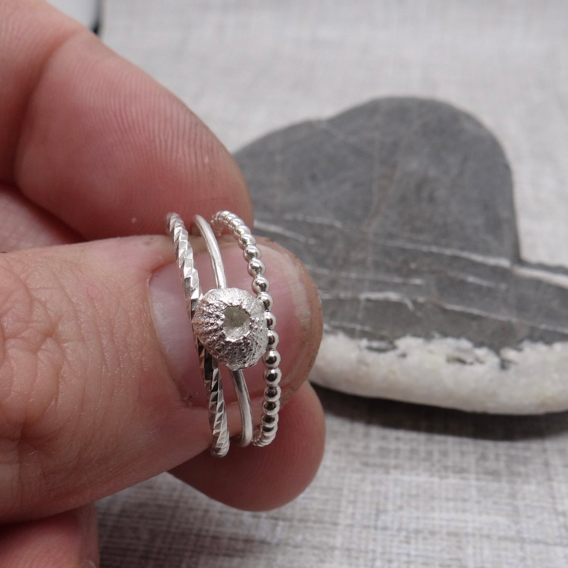 Sterling Silver Stacking Rings