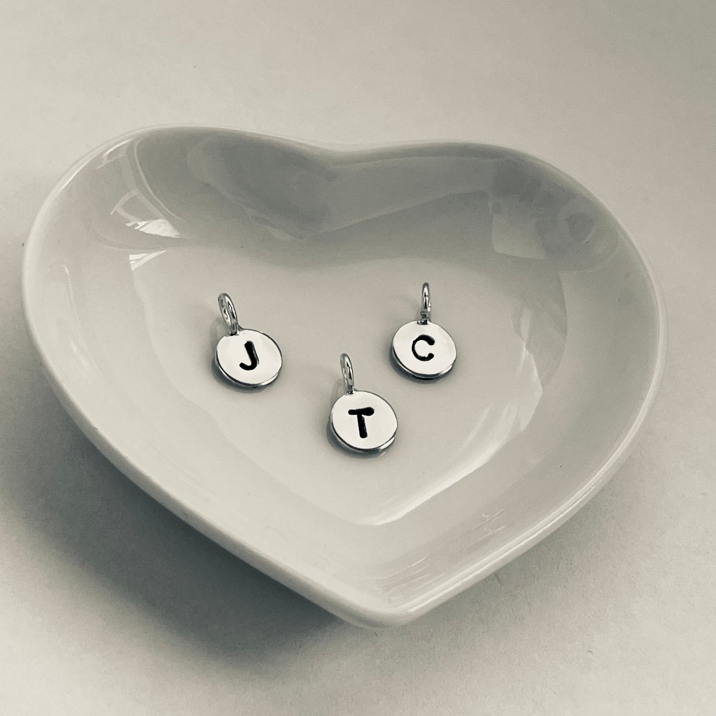Personalised Sterling Silver Initial Necklace | Handmade Recycled Silver Pendant