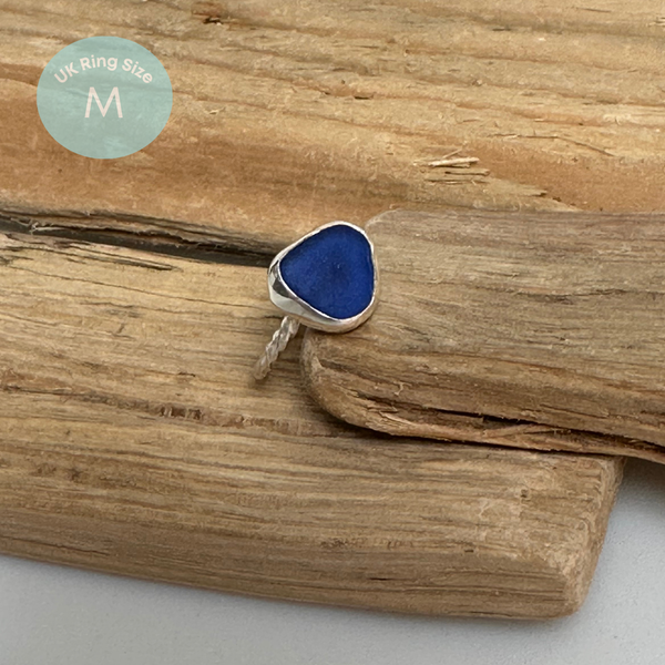 Sea Glass Rings - Sterling Silver