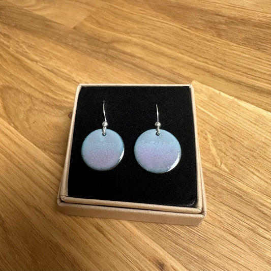Enamelled “Morning Light” Gradient Earrings