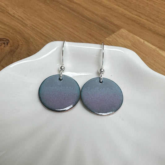 Enamelled “Morning Light” Gradient Earrings