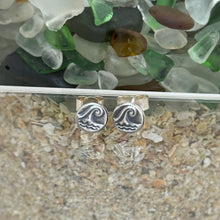 Load image into Gallery viewer, Maui Wave Stud Earrings
