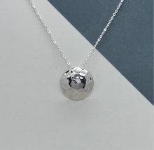 Load image into Gallery viewer, Sterling Silver Mirror Ball Pendant
