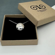 Load image into Gallery viewer, Sterling Silver Mirror Ball Pendant
