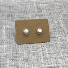 Load image into Gallery viewer, Recycled Sterling Silver “Pebble” Studs
