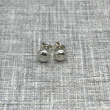 Load image into Gallery viewer, Recycled Sterling Silver “Pebble” Studs
