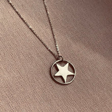 Load image into Gallery viewer, Sterling Silver Star Necklace, made with Recycled Sterling Silver
