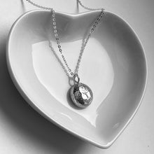 Load image into Gallery viewer, Recycled Sterling Silver “Pebble” Pendant Necklace
