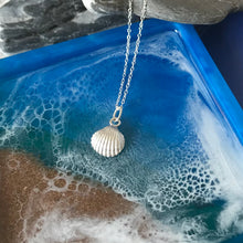 Load image into Gallery viewer, Fine Silver Seashell Necklace
