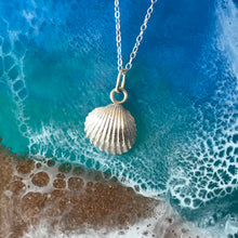 Load image into Gallery viewer, Fine Silver Seashell Necklace
