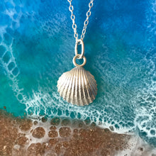 Load image into Gallery viewer, Fine Silver Seashell Necklace
