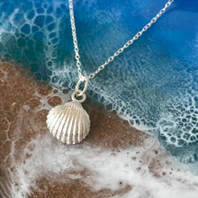 Load image into Gallery viewer, Fine Silver Seashell Necklace
