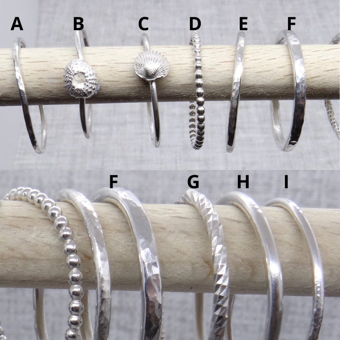 Sterling Silver Stacking Rings