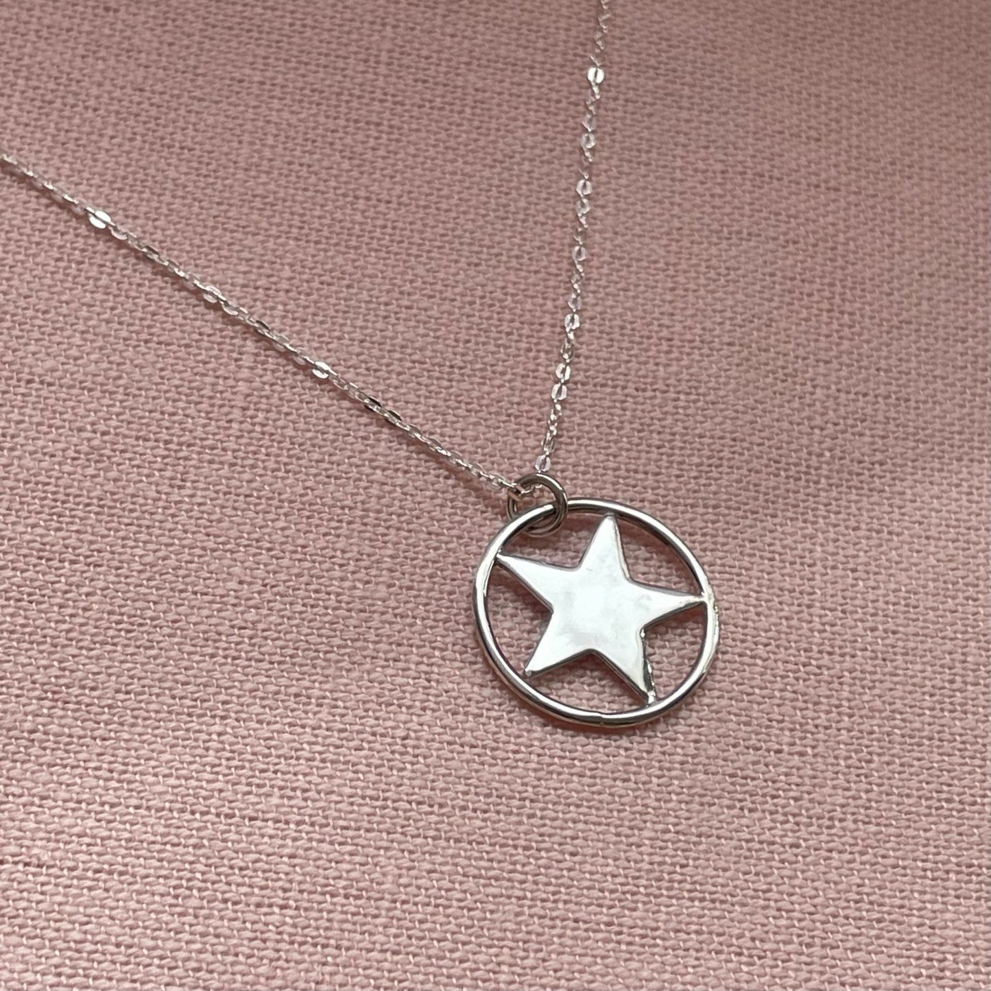 Sterling Silver Star Pendant Necklace | Recycled Silver Celestial Jewellery